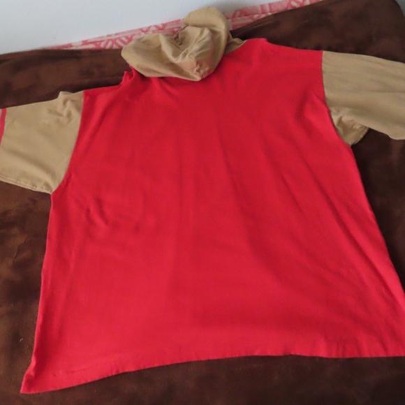 rare vintage san francisco 49ers hooded tshirt apex one made in usa L - Picture 4 of 6